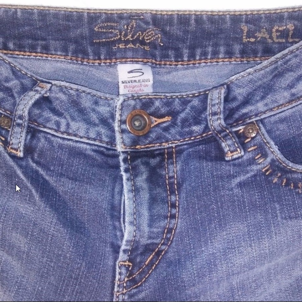 Womens Silver Jeans Size 28 6 GUC ST01JB5